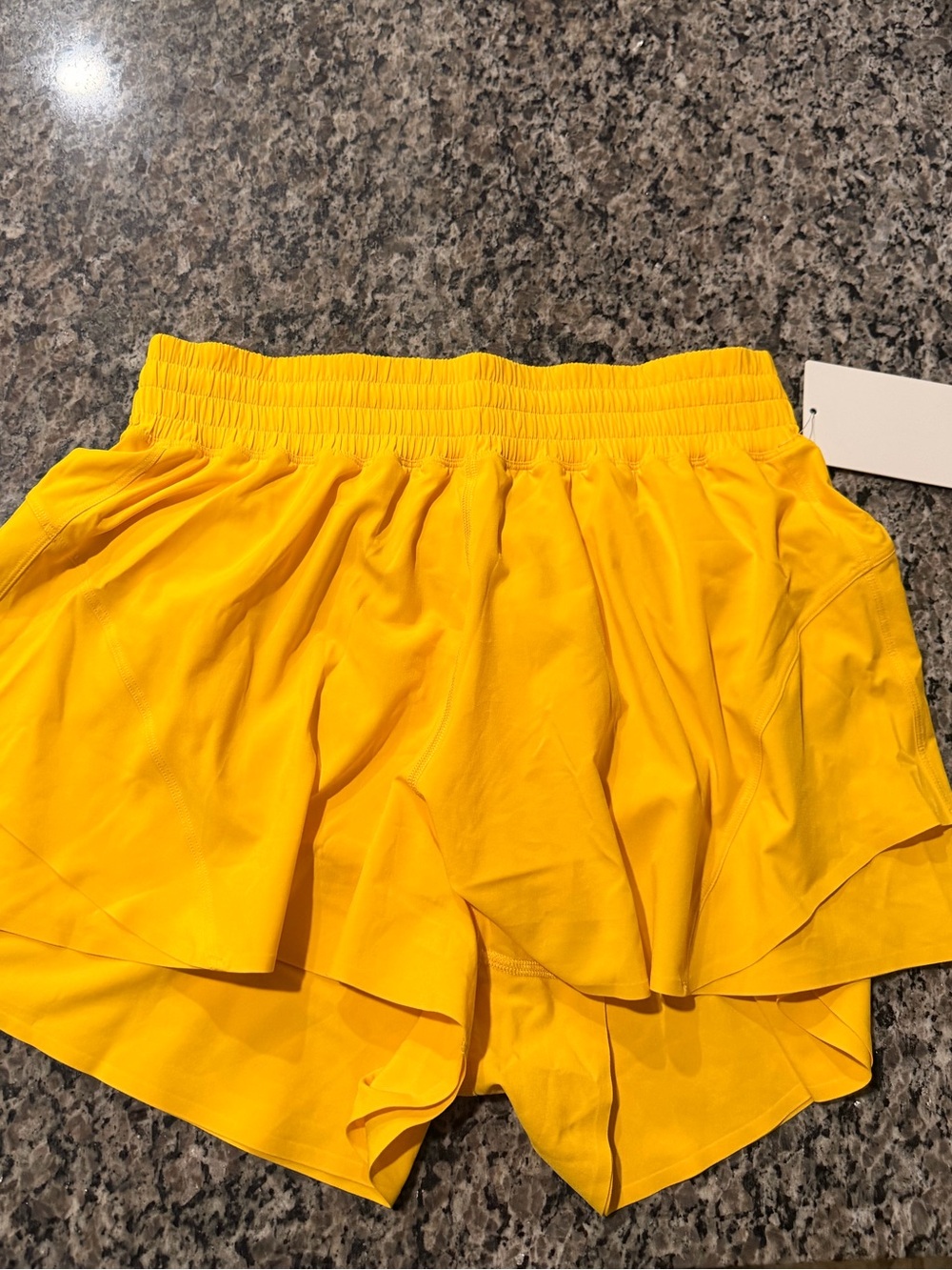 lululemon athletica Yellow High-Rise Shake it out Short 2.5" Maize yellow